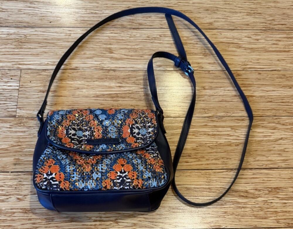 Vera Bradley Crossbody Purse Sequins Summer Sparkle Lightweight